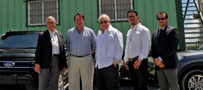 Isa Conde visita la construcción de la primera central de biomasa del país