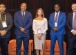 Betty Soto, junto algunos de los representantes de los diferentes países.