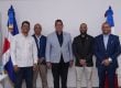 José Santana, del MEM; Elmer González, del MICM; Ennio Santana, de Promipyme; y los facilitadores del MEM, Bayoan Soto y Richard González.