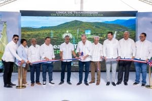 Ministro Joel Santos destaca importancia de la línea de transmisión 138 kV en el Cruce de Ocoa–Ocoa