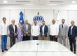 El ministro Joel Santos junto a representantes del Gobierno de EE. UU. durante el encuentro, realizado en el Ministerio de Energía y Minas.