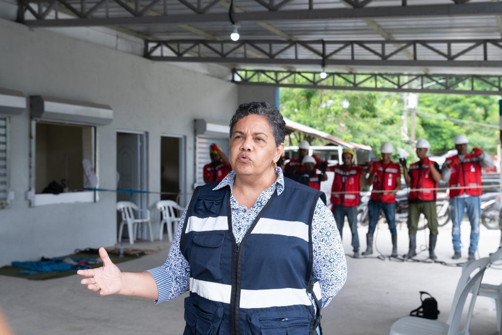 La encargada de Salud Minera, Rebeca Ureña Álvarez, destacó el compromiso del MEM con la seguridad de los mineros.