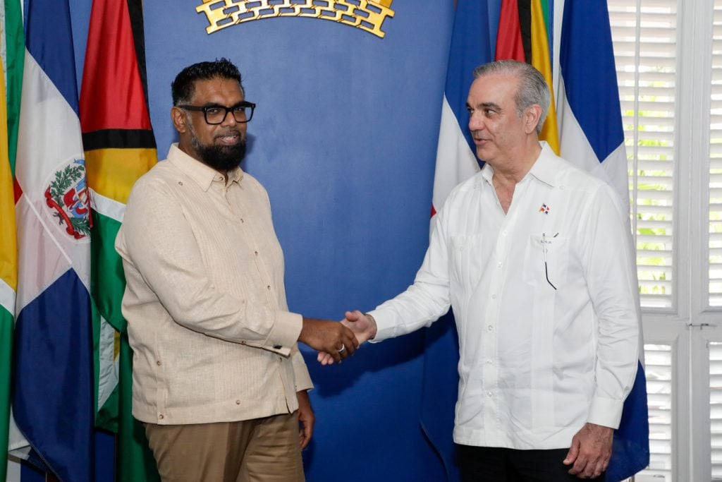 Luis Abinader en Guyana