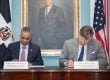 El ministro de Energía y Minas, Joel Santos, y el subsecretario de Estado de EE. UU., Christopher Landau