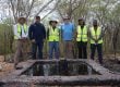 Especialistas de la Universidad de Texas, junto a geólogos del Ministerio de Energía y Minas