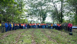 Ministerio de Energía y Minas participa en jornada de reforestación con 1,800 árboles en la provincia Sánchez Ramírez